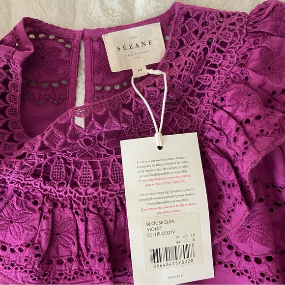 🌿|NWT| Sezane Elsa Blouse - Picture 8 of 11
